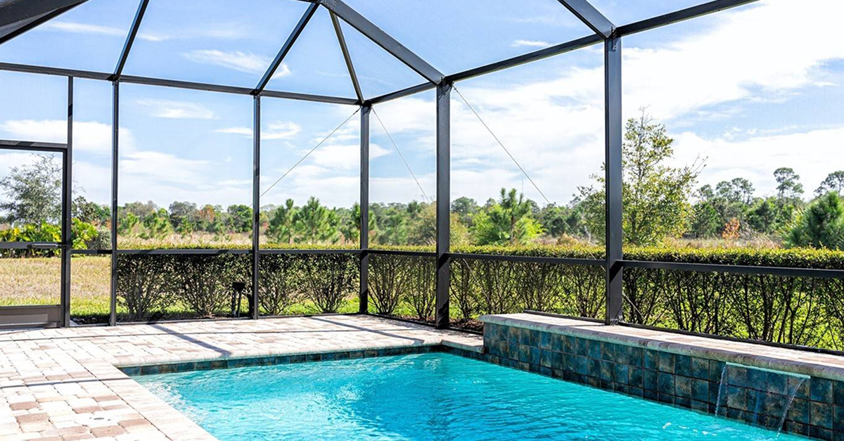 The pool screen
